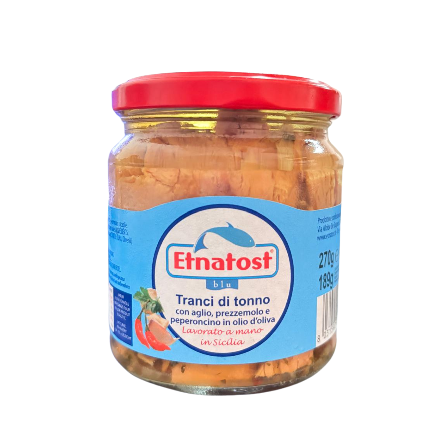 Tranci Di Tonno 270 Gr In Olio D'oliva Lamariagnese